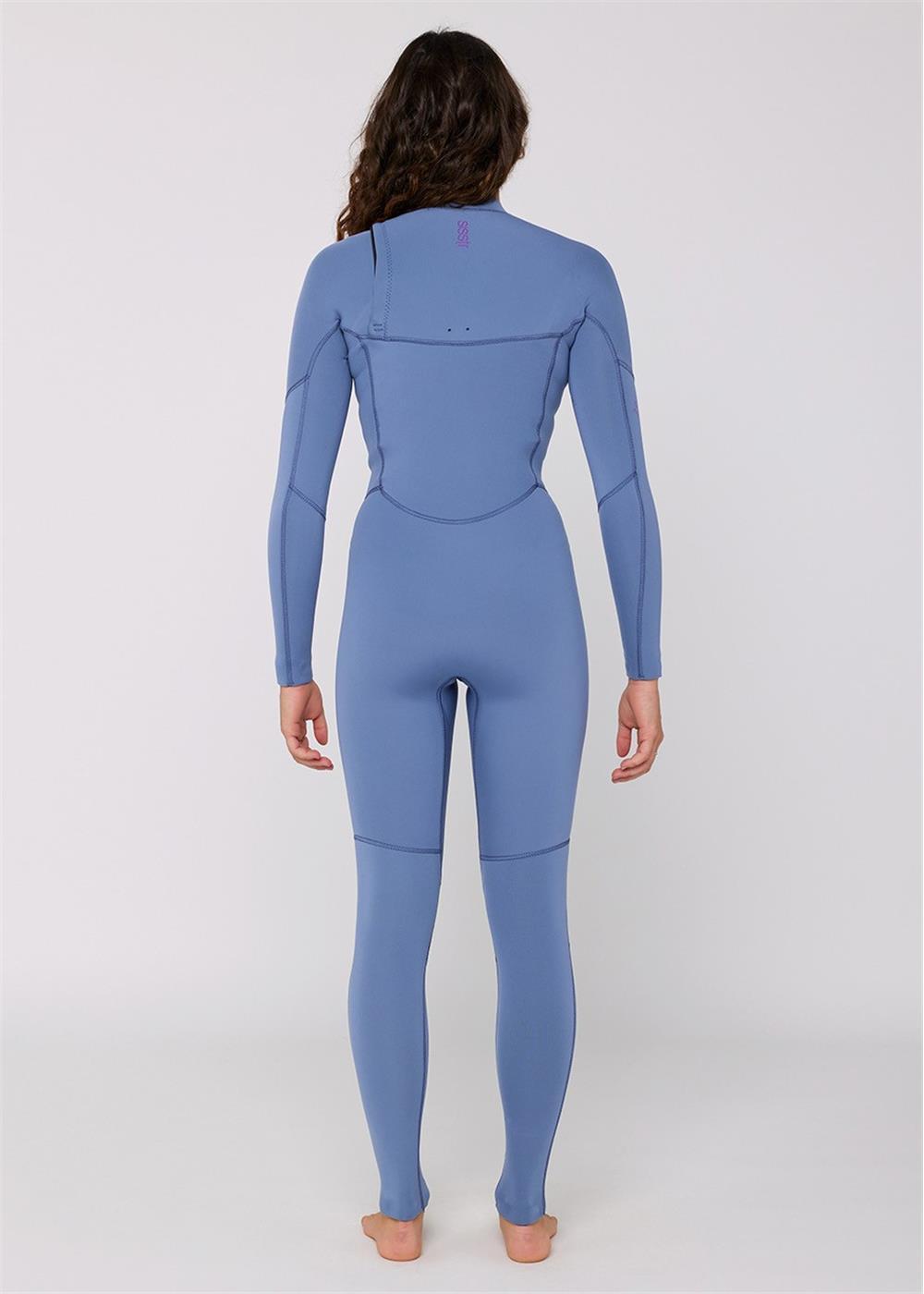 Sisstrevolution Women's 7 Seas 4/3mm Chest Zip Wetsuit, Full Suit