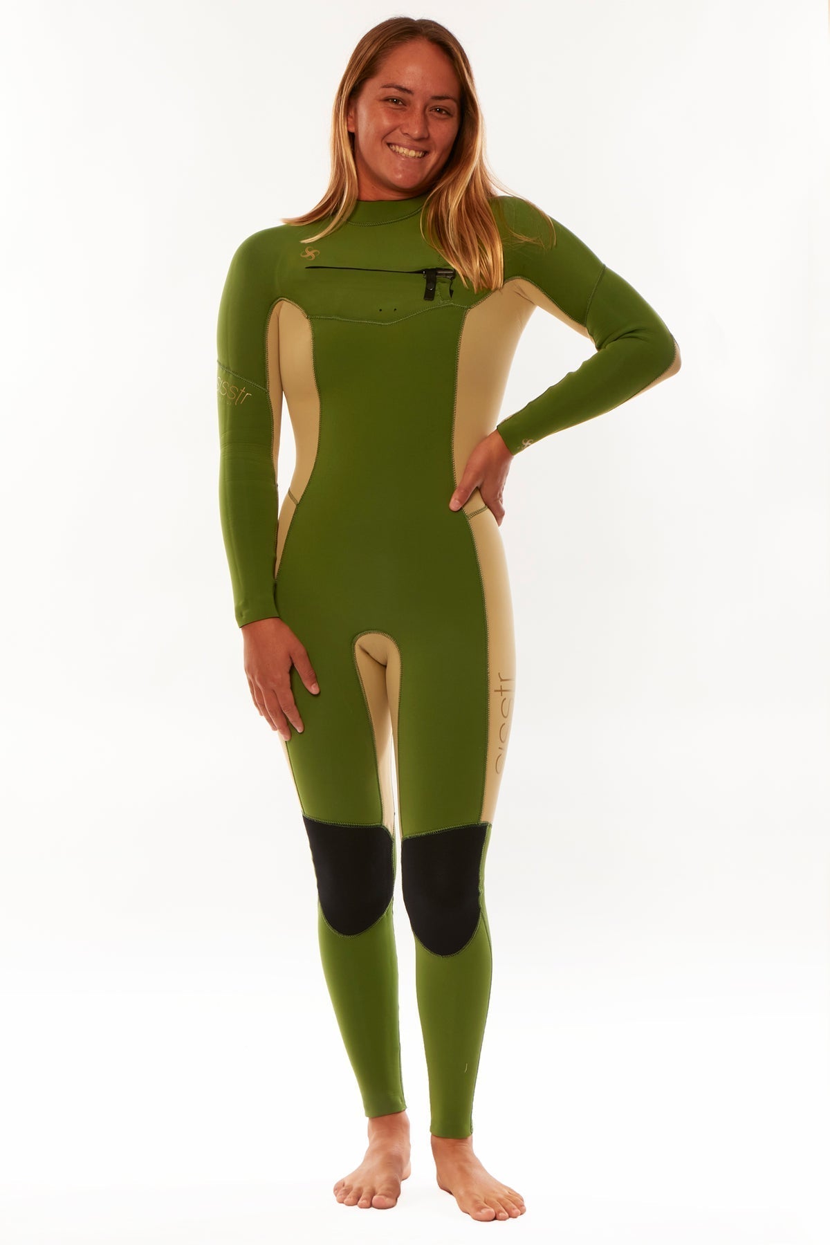Sisstrevolution Women's 7 Seas 4/3mm Chest Zip Wetsuit, Full Suit