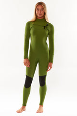 Sisstrevolution Women's 7 Seas 5/4mm Chest Zip Wetsuit, Full Suit