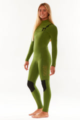Sisstrevolution Women's 7 Seas 5/4mm Chest Zip Wetsuit, Full Suit