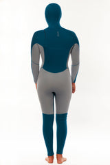 Sisstrevolution Women's My Seas 5/4mm Hooded Wetsuit, Chest Zip