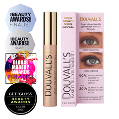 Argan Peptide Mascara 6ml – Blackest Black, Clump Free, 24 Hour Wear