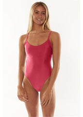 Sisstrevolution Women's Solid Layton One Piece Swimsuit, Tie Back