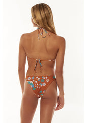 Sisstrevolution Women's Swell Dizzy Skimpy Bikini Bottoms, Floral