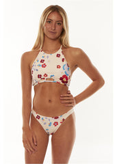 Sisstrevolution Women's Swell Dizzy Skimpy Bikini Bottoms, Floral