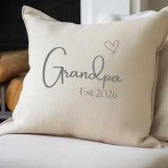 Personalised Grandpa & Grandad Cushion – 40cm