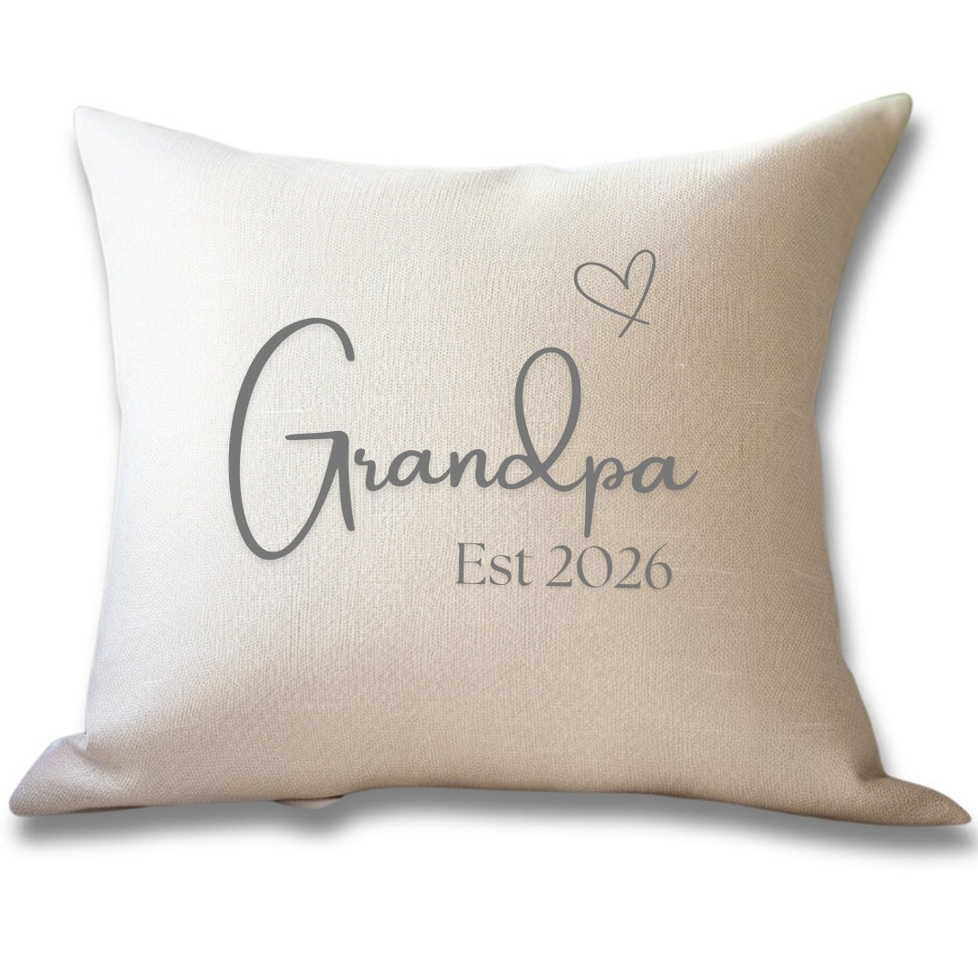 Personalised Grandpa & Grandad Cushion – 40cm