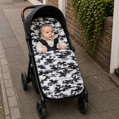 Fleece Pushchair Footmuff – Universal Cosy Toes, Four Prints