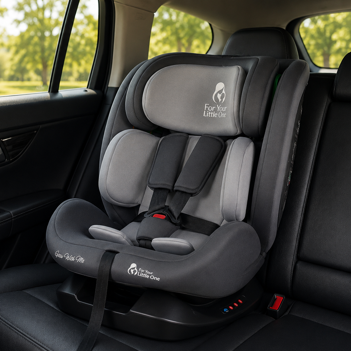 GrowWithMe i-Size Car Seat – Slate Mist, Birth to 12 Years