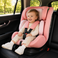 GrowWithMe i-Size Car Seat – Blush Rose, Birth to 12 Years