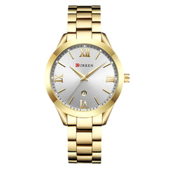 CURREN Retro Ladies Quartz Watch – Elegant and Waterproof