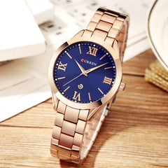 CURREN Retro Ladies Quartz Watch – Elegant and Waterproof
