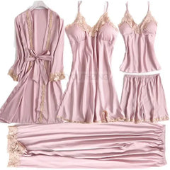 Luxe Satin Lace Pyjama Set