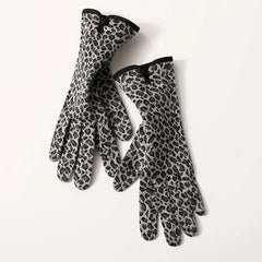 Women's Patterned Touchscreen Gloves