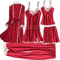 Luxe Satin Lace Pyjama Set