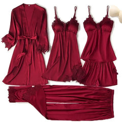 Luxe Satin Lace Pyjama Set