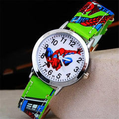 Kids' Spiderman Quartz Watch – Waterproof & Stylish