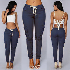 SculptFlex High Waist Skinny Cargo Jeans