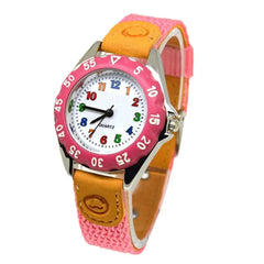 Kids' Colourful Number Quartz Watch