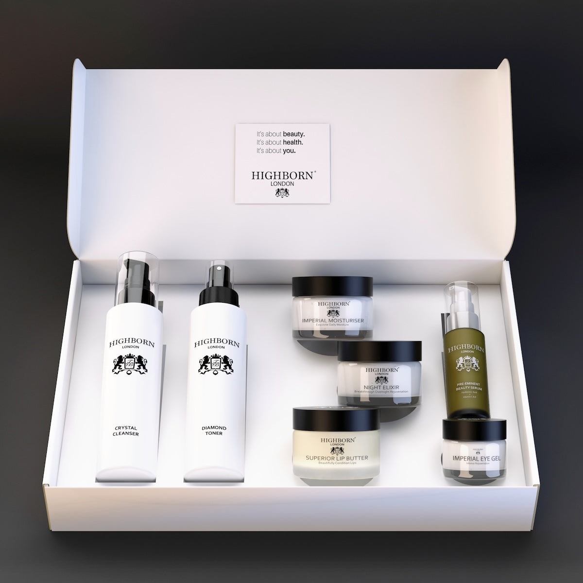 Seven Phase Collection – Complete Highborn Skincare Routine, 7 Products