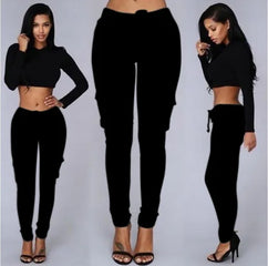 SculptFlex High Waist Skinny Cargo Jeans