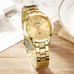 CURREN Gold Women’s Bracelet Watch – Elegant and Stylish