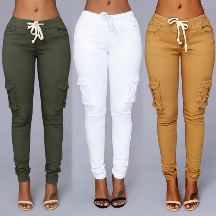 SculptFlex High Waist Skinny Cargo Jeans