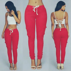 SculptFlex High Waist Skinny Cargo Jeans
