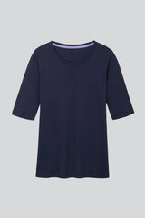 Women's Half Sleeve Crew Neck T-Shirt – Cotton Modal, UK 8-16