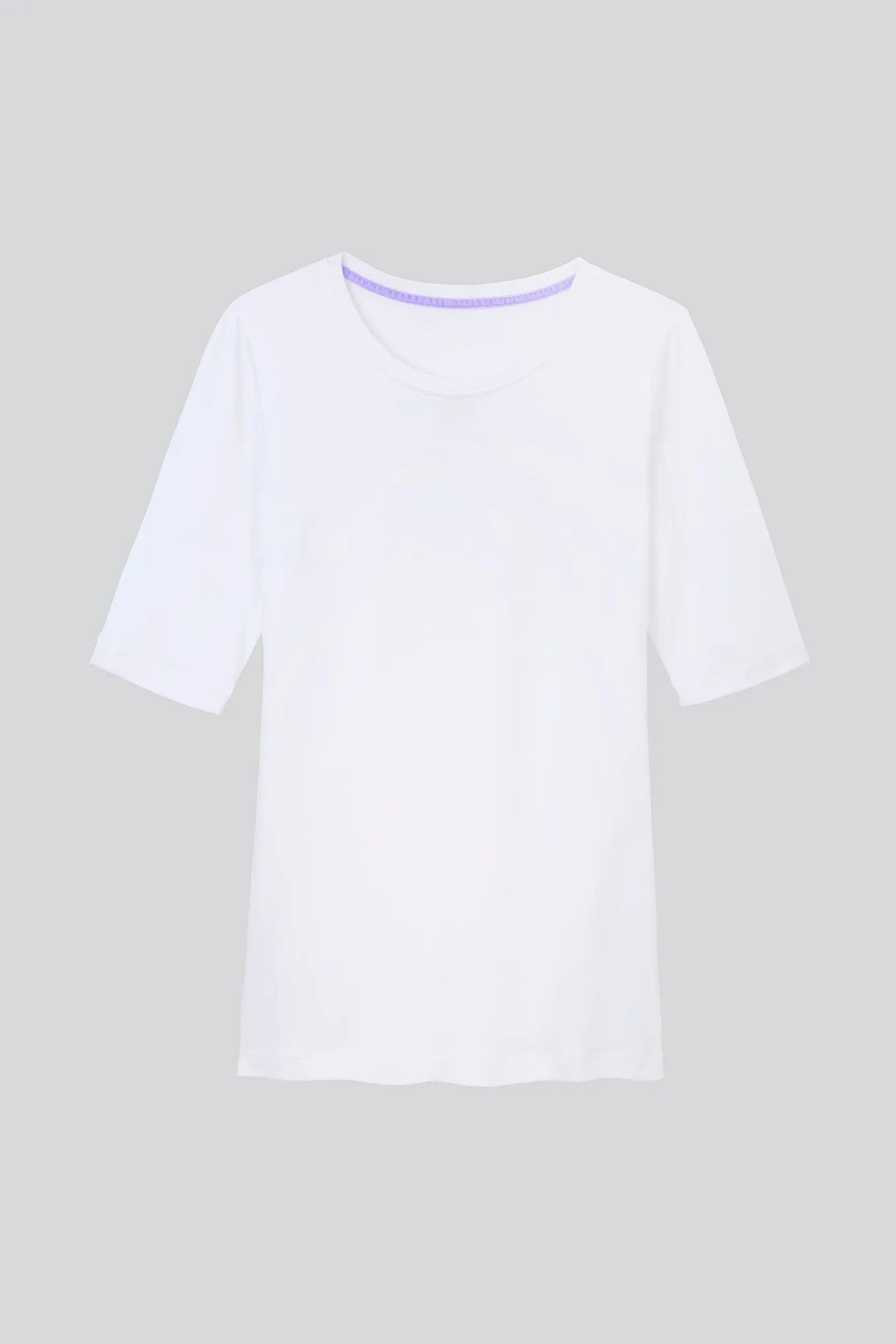 Women's Half Sleeve Crew Neck T-Shirt – Cotton Modal, UK 8-16