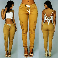 SculptFlex High Waist Skinny Cargo Jeans
