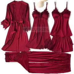 Luxe Satin Lace Pyjama Set