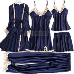Luxe Satin Lace Pyjama Set