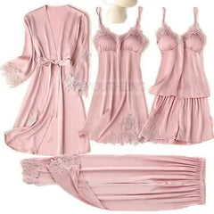 Luxe Satin Lace Pyjama Set