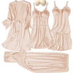 Luxe Satin Lace Pyjama Set