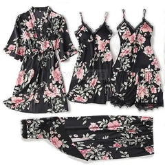 Luxe Satin Lace Pyjama Set