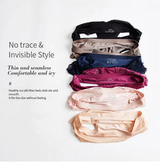 BZEL Lace Seamless Panties – Soft, Sexy & Skin-Friendly Ice Silk Briefs for Women