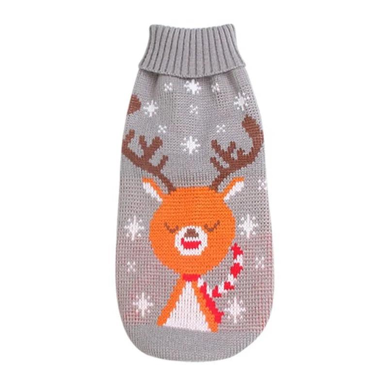 Christmas Knitted Dog Jumper