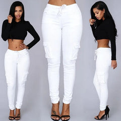 SculptFlex High Waist Skinny Cargo Jeans