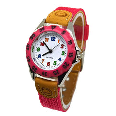 Kids' Colourful Number Quartz Watch