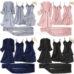 Luxe Satin Lace Pyjama Set