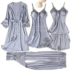 Luxe Satin Lace Pyjama Set