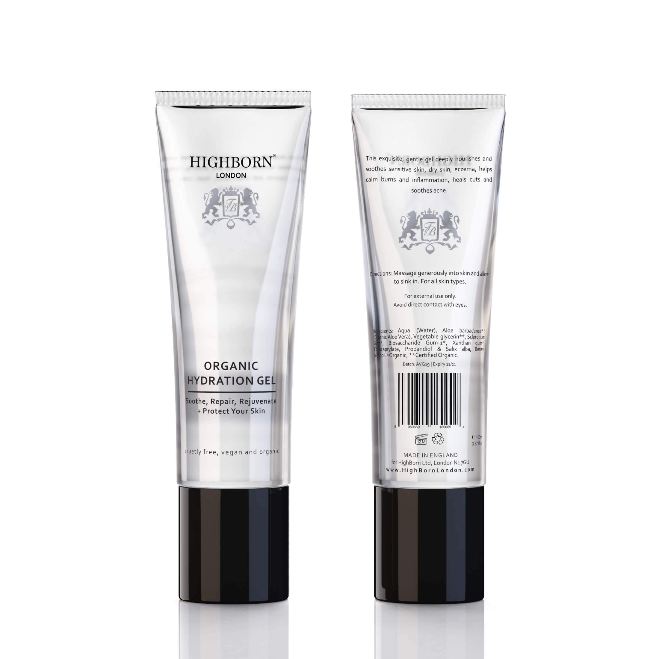 Organic Hydration Gel 100ml – Soothing Aloe Gel for Sensitive Skin