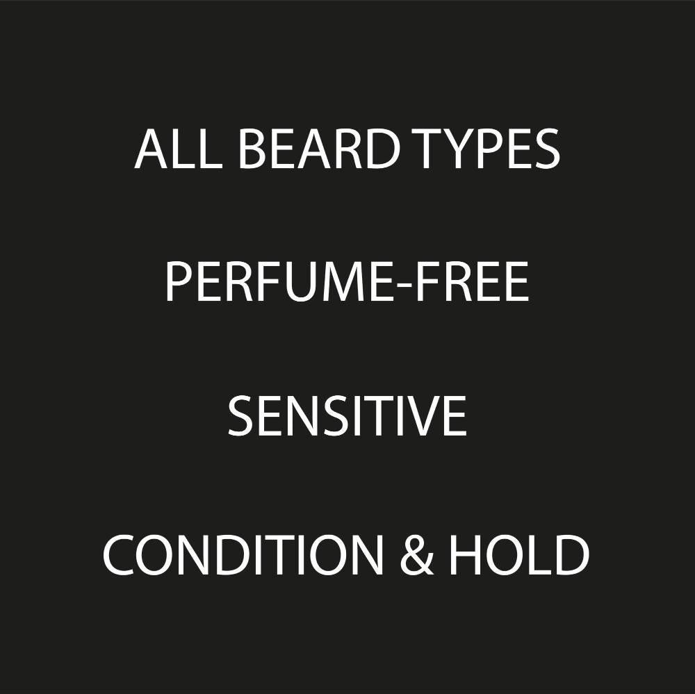 Natural Beard Balm – Unscented Leave-In Conditioner, Made in the UK