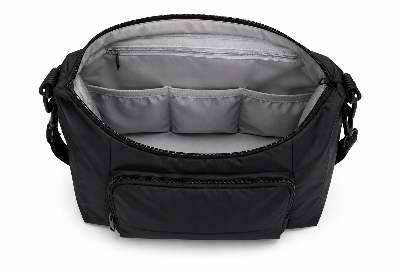 Qubi Changing Bag – Black, Pram Changing Bag with Mat