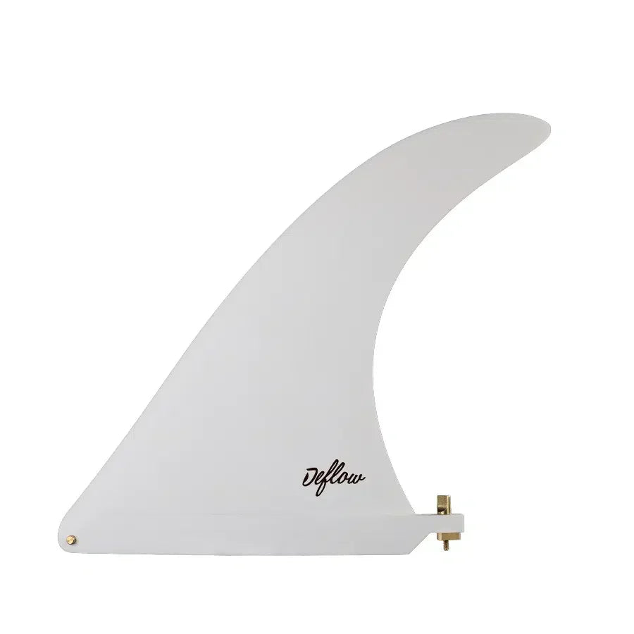 Deflow Cream Longboard Single Fin, Fibreglass, 7.5 to 10.5in