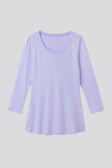 Women's 3/4 Sleeve Scoop Neck T-Shirt – Cotton Modal, UK 6-18