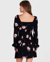 Easy On The Eyes Button-Front Dress with Full Sleeves