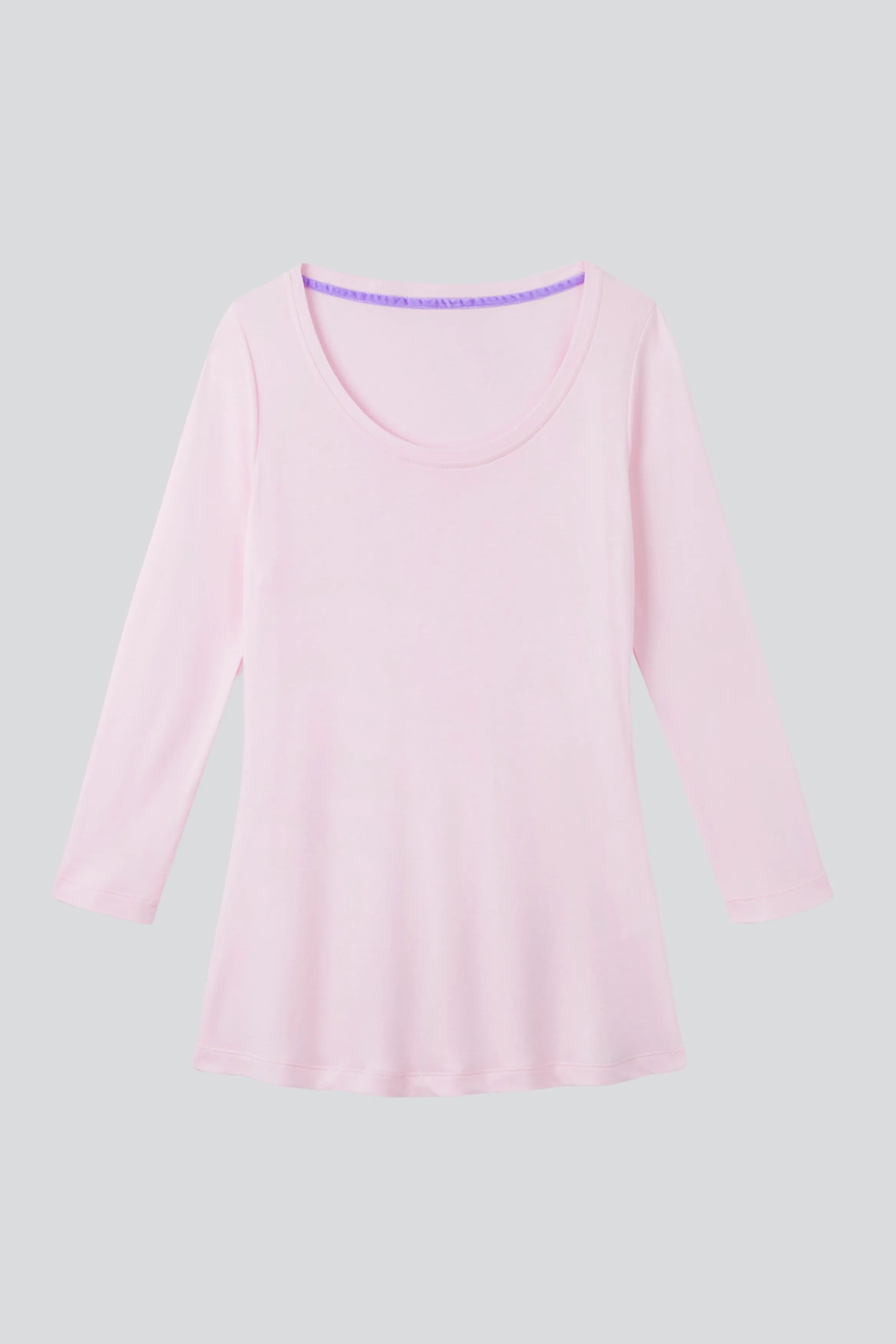 Women's 3/4 Sleeve Scoop Neck T-Shirt – Cotton Modal, UK 6-18