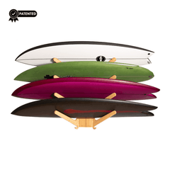 Living in Sunshine Sun Rack Wall Surfboard Rack, 3 Boards